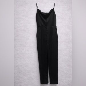 Black Sleeveless Jumpsuit – Women’s Medium Elegant